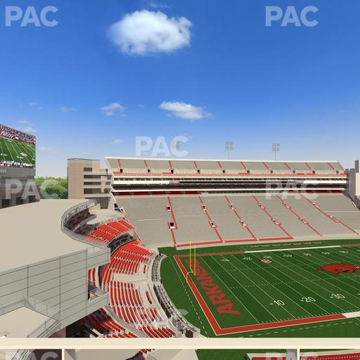 Razorback Stadium - Section 508 3 Seat View