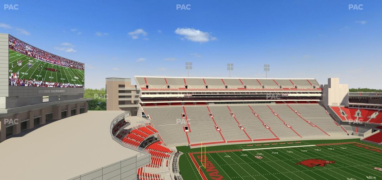 Razorback Stadium - Section 508 Seat View