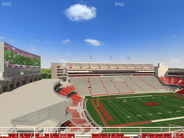 Razorback Stadium - Section 508 Seat View