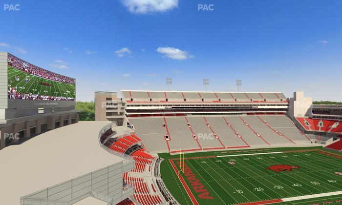 Razorback Stadium - Section 508 Seat View