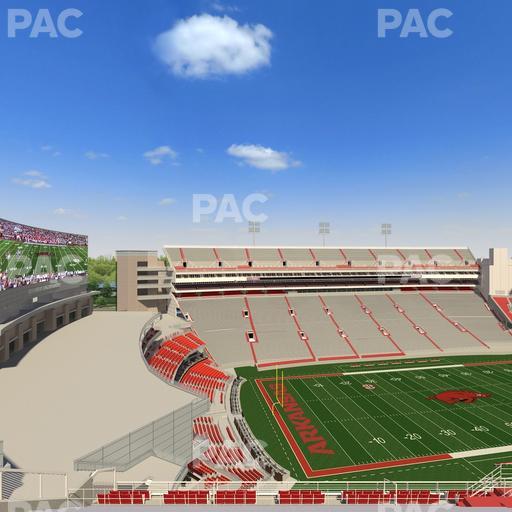 Razorback Stadium - Section 508 Seat View