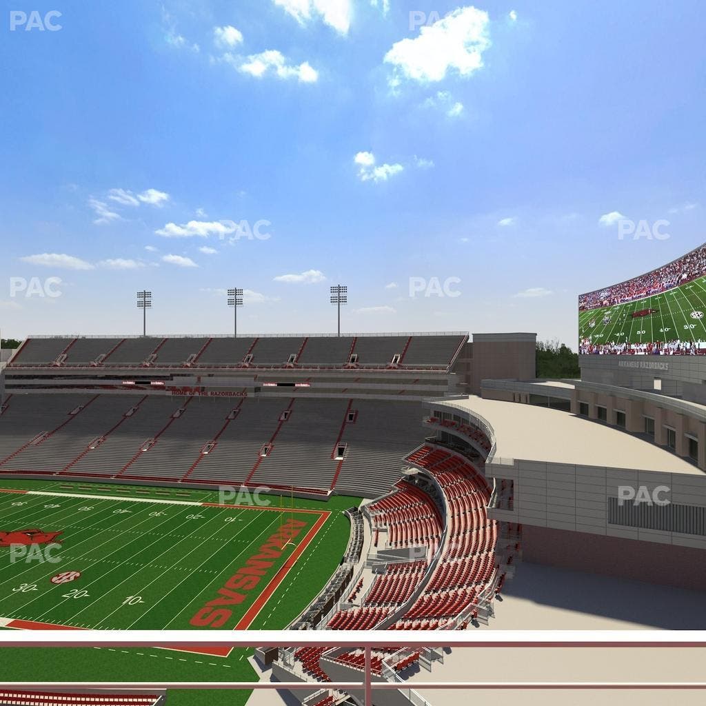 Razorback Stadium - Section 518 1 Seat View