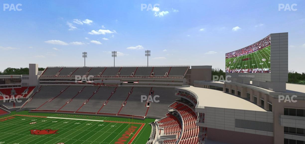 Razorback Stadium - Section 518 1 Seat View
