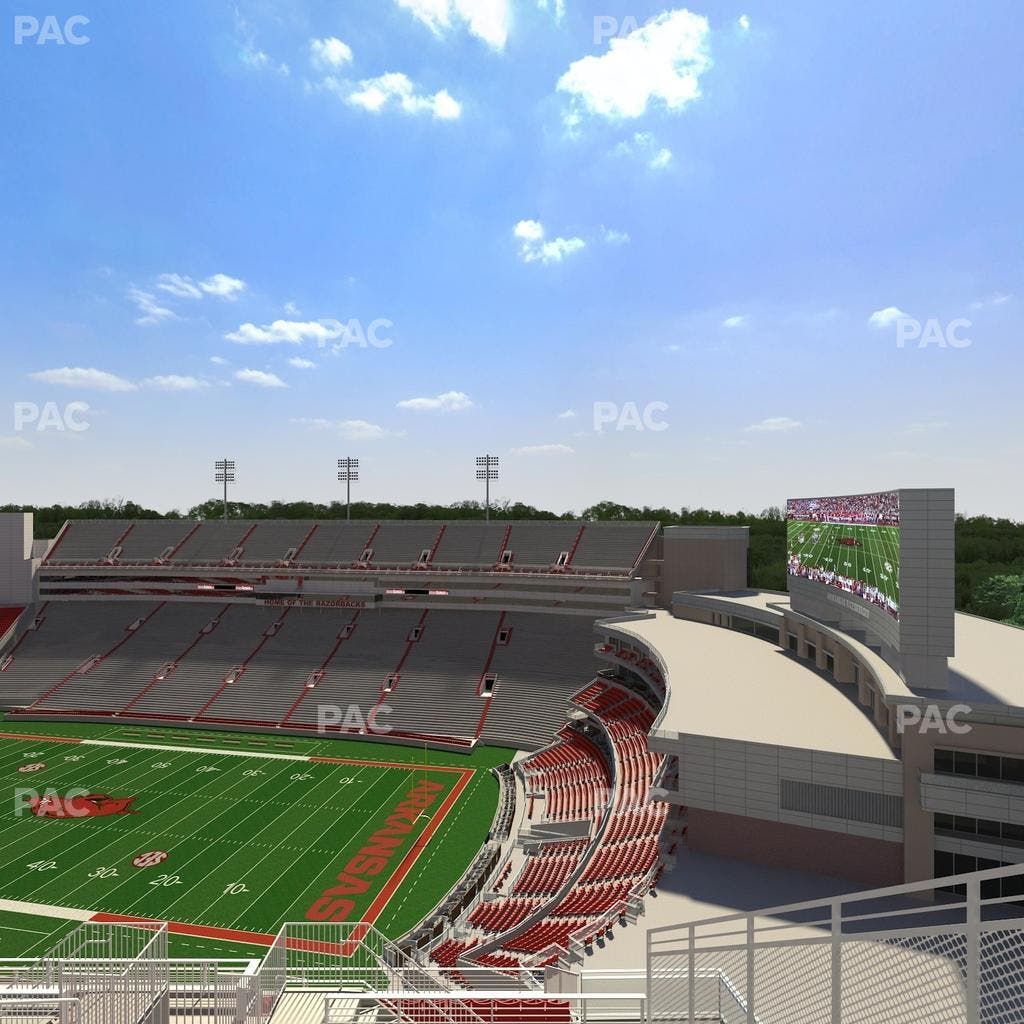 Razorback Stadium - Section 518 Seat View