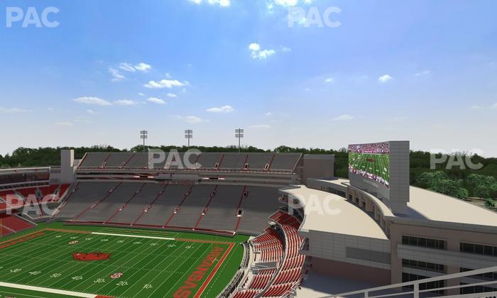 Razorback Stadium - Section 518 Seat View