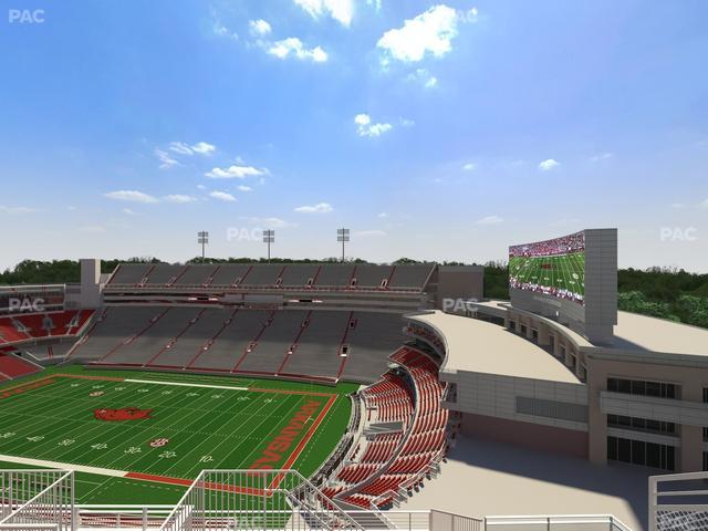 Razorback Stadium - Section 518 Seat View