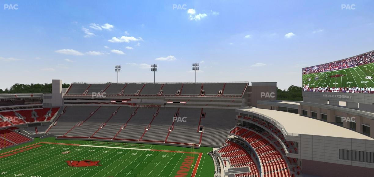 Razorback Stadium - Section 519 1 Seat View