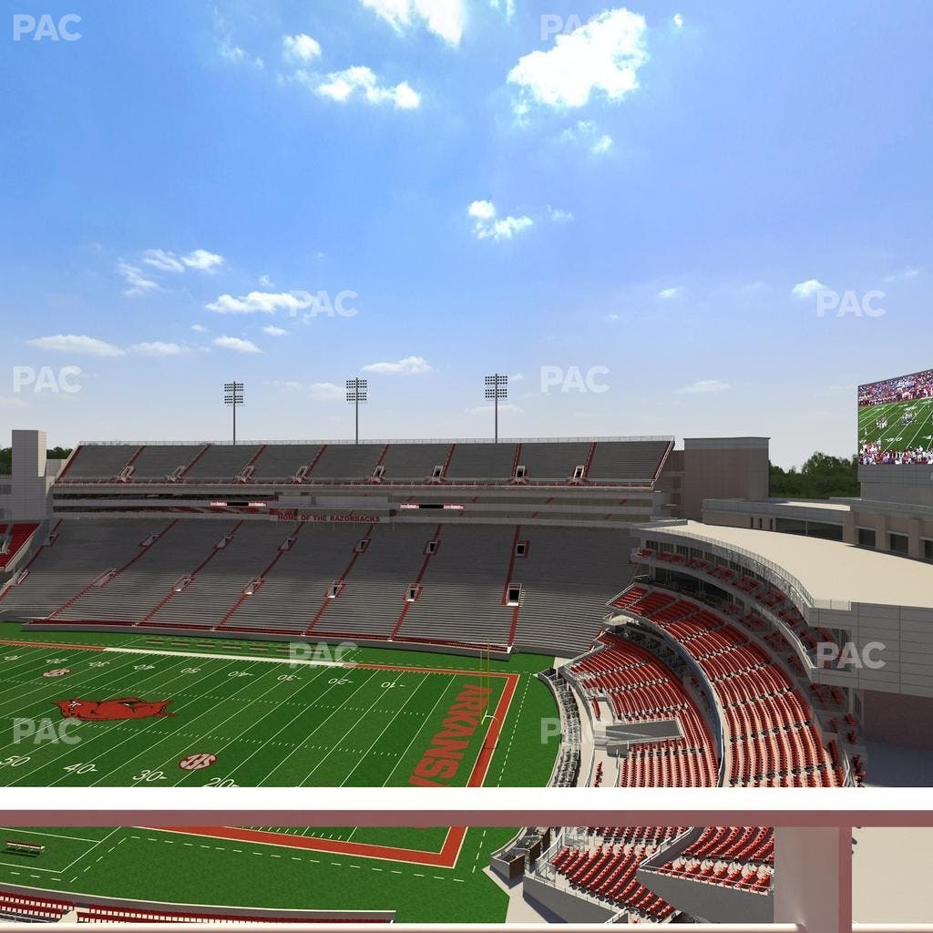 Razorback Stadium - Section 519 1 Seat View