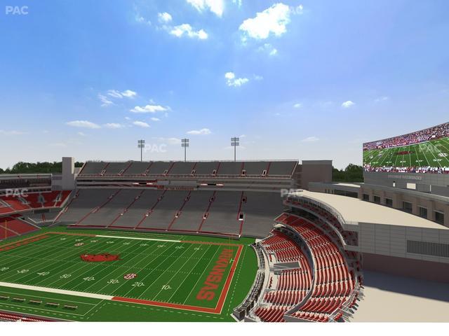 Razorback Stadium - Section 519 2 Seat View