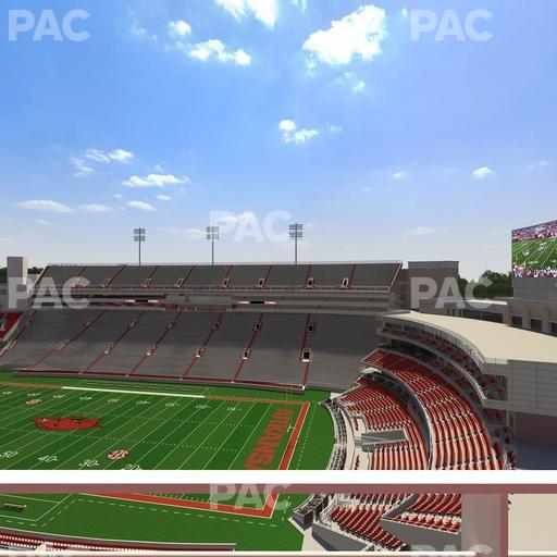 Razorback Stadium - Section 519 2 Seat View