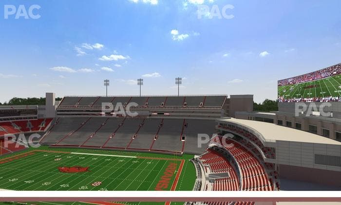 Razorback Stadium - Section 519 2 Seat View