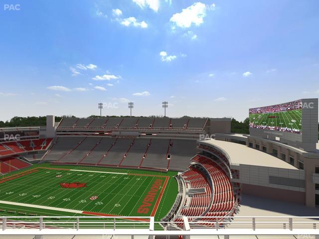 Razorback Stadium - Section 519 Seat View