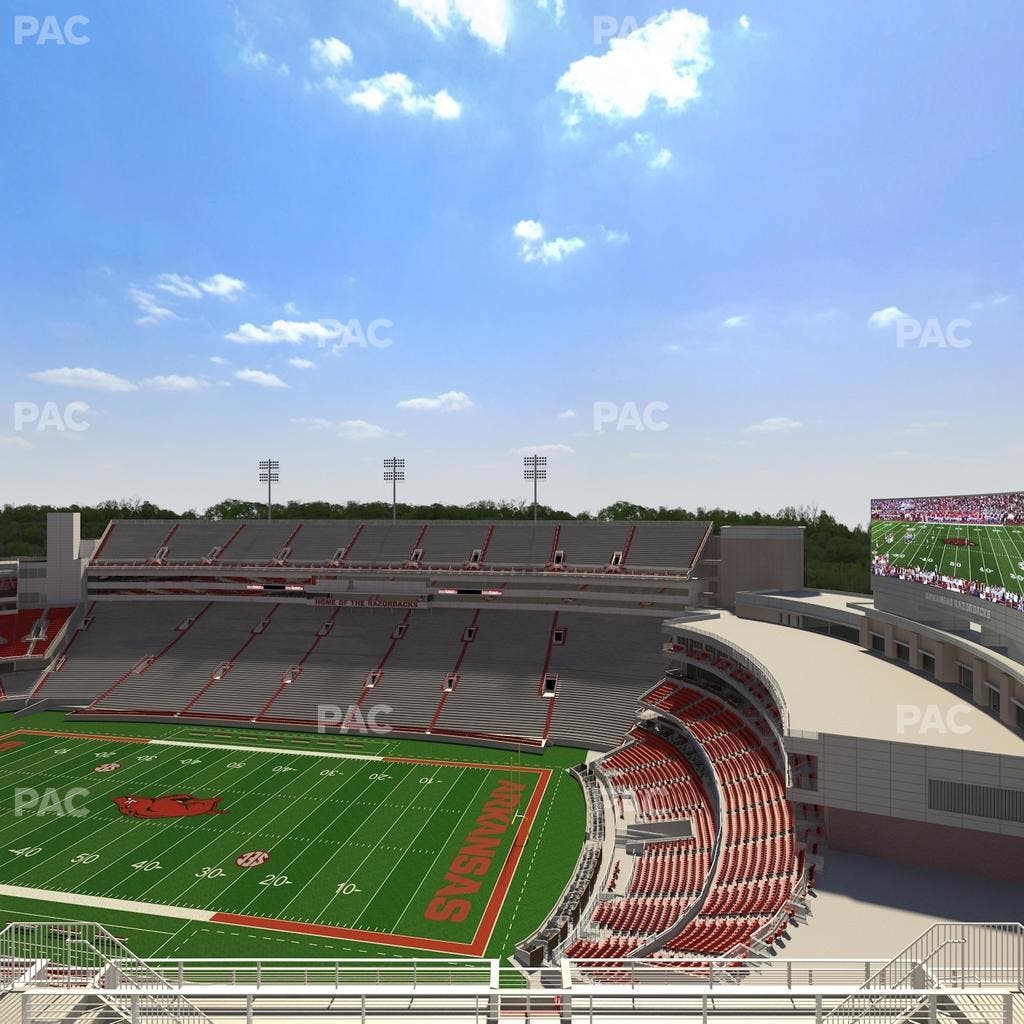 Razorback Stadium - Section 519 Seat View