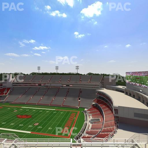 Razorback Stadium - Section 519 Seat View