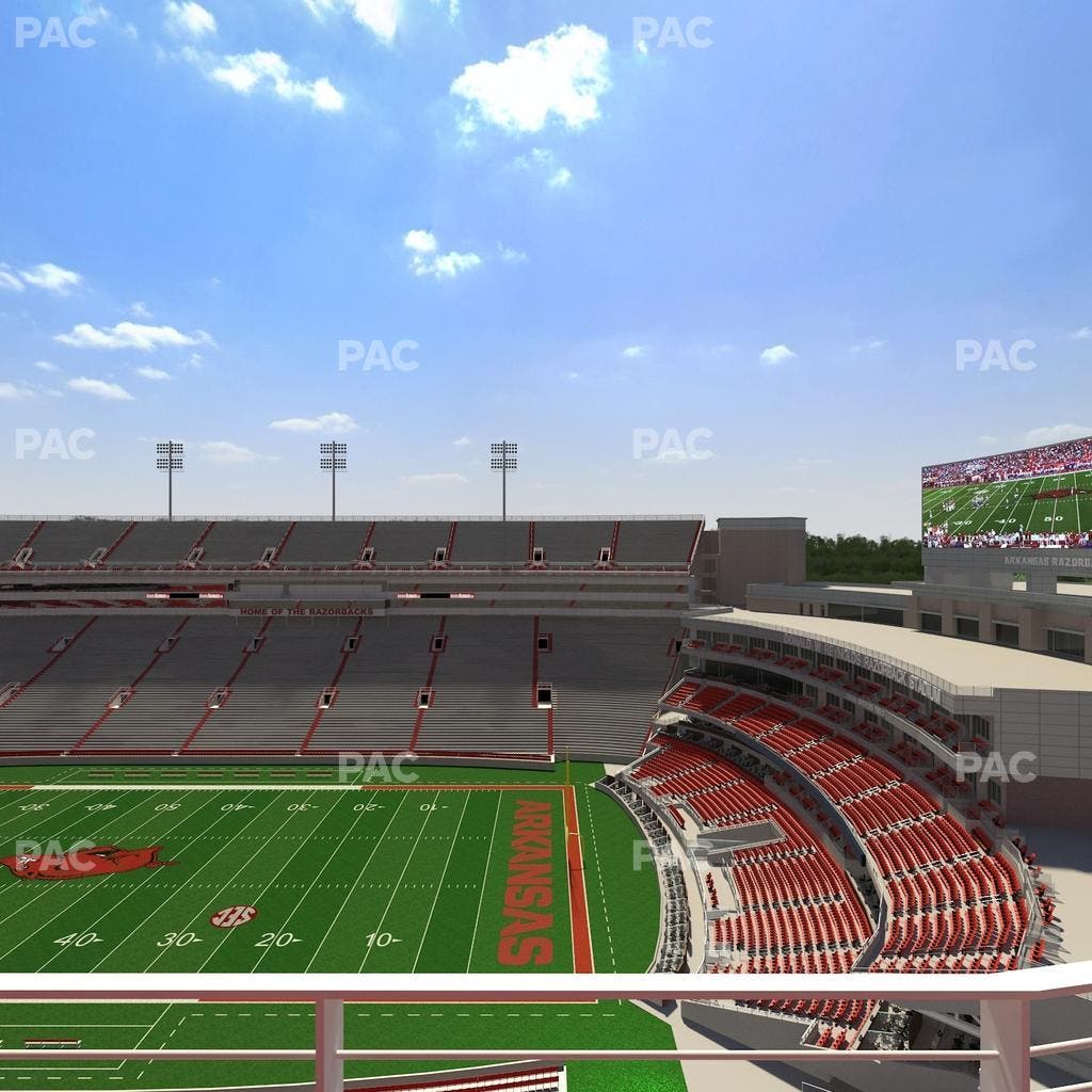 Razorback Stadium - Section 520 1 Seat View
