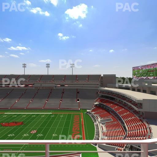 Razorback Stadium - Section 520 1 Seat View