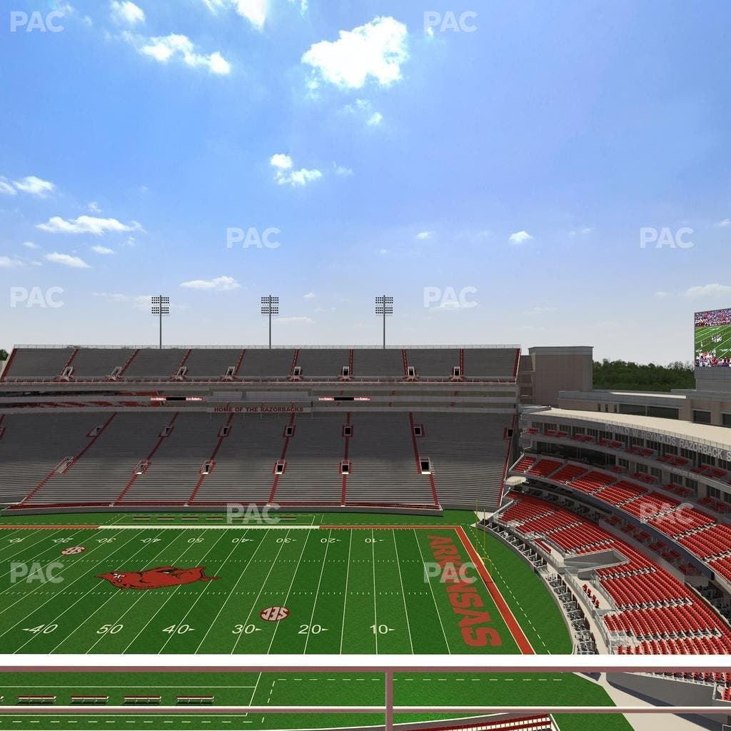 Razorback Stadium - Section 521 1 Seat View