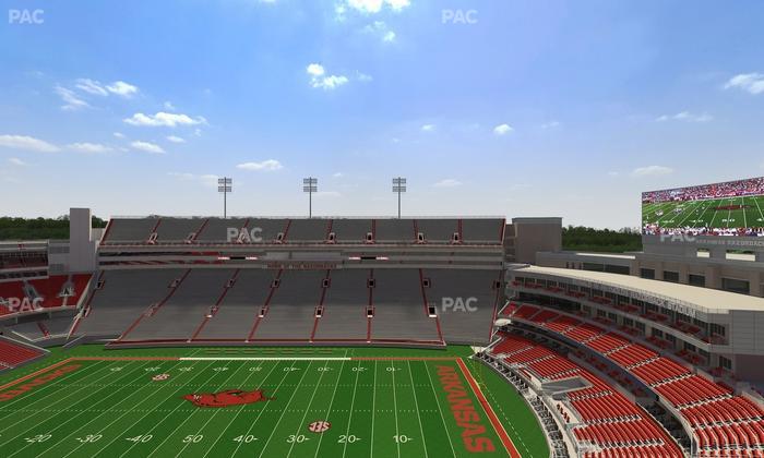 Razorback Stadium - Section 521 1 Seat View