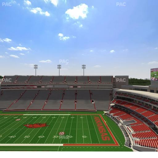Razorback Stadium - Section 521 2 Seat View
