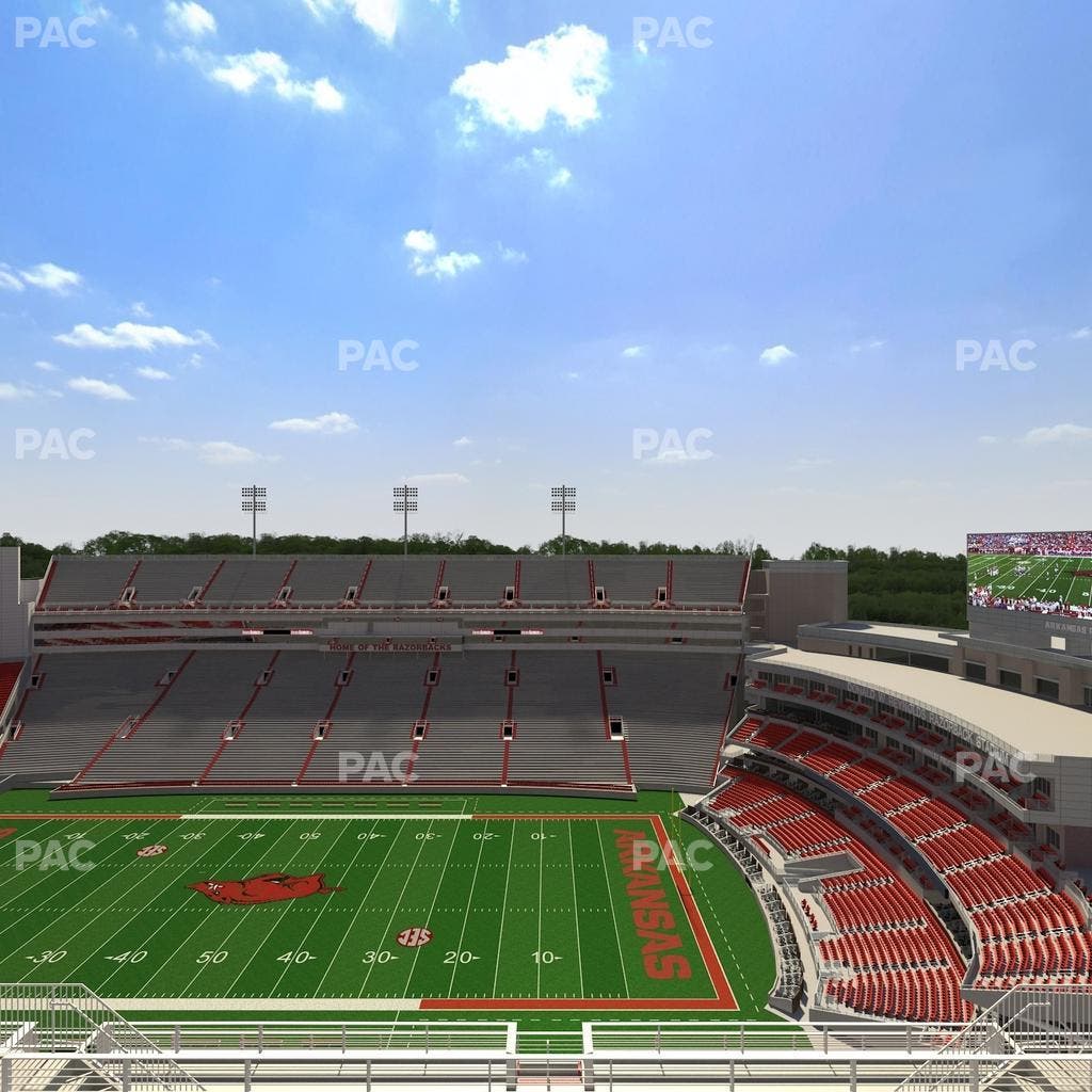 Razorback Stadium - Section 521 Seat View