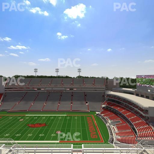 Razorback Stadium - Section 521 Seat View