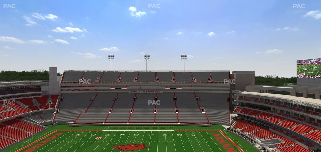 Razorback Stadium - Section 522 1 Seat View