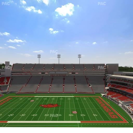 Razorback Stadium - Section 522 1 Seat View