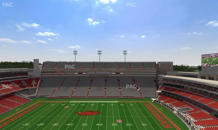 Razorback Stadium - Section 522 1 Seat View