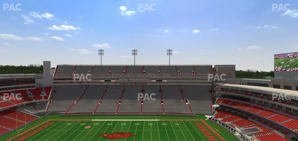 Razorback Stadium - Section 522 1 Seat View