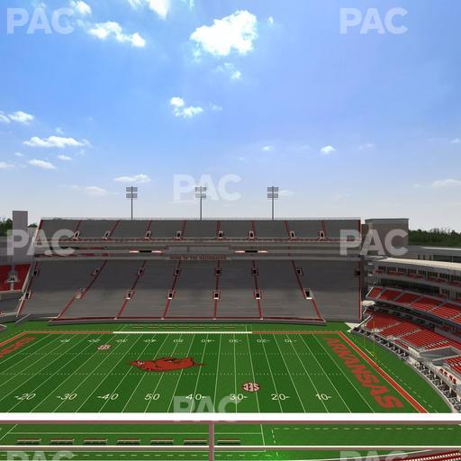 Razorback Stadium - Section 522 1 Seat View