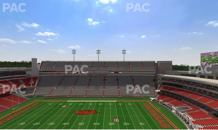 Razorback Stadium - Section 522 1 Seat View