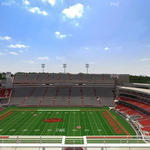 Razorback Stadium - Section 522 Seat View