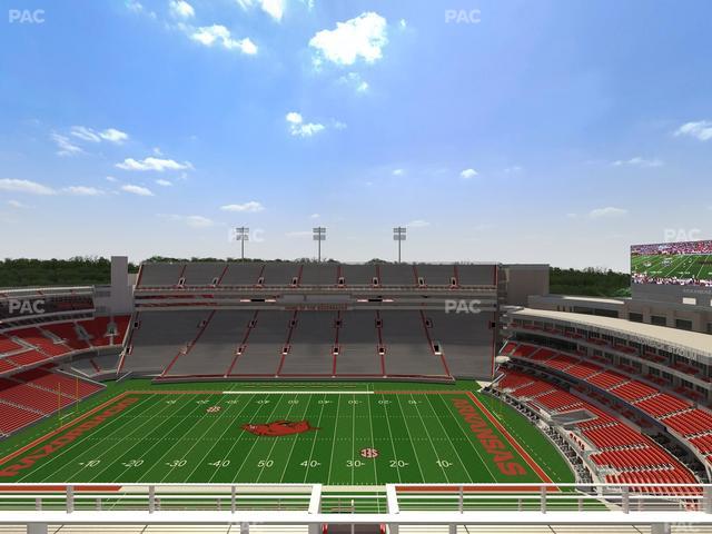 Razorback Stadium - Section 522 Seat View