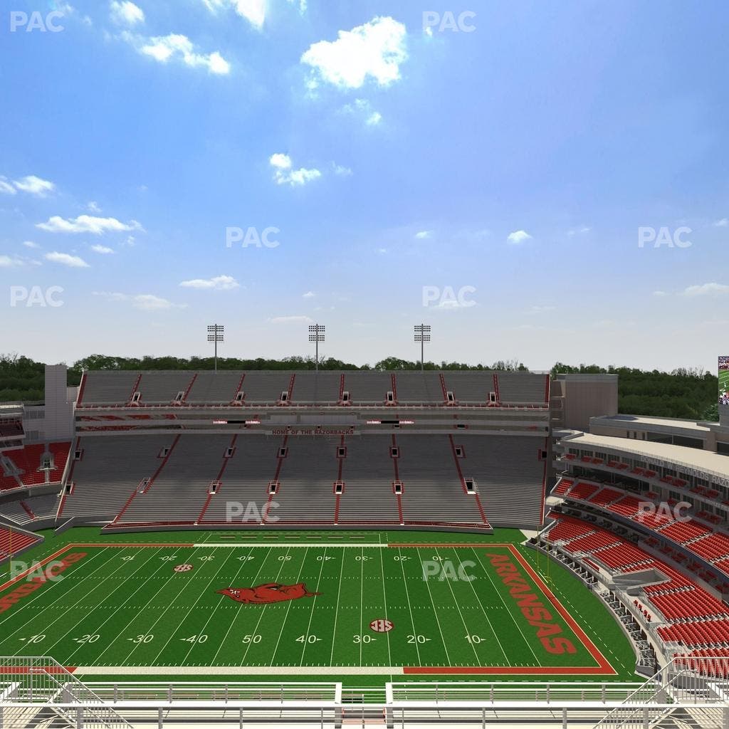 Razorback Stadium - Section 522 Seat View