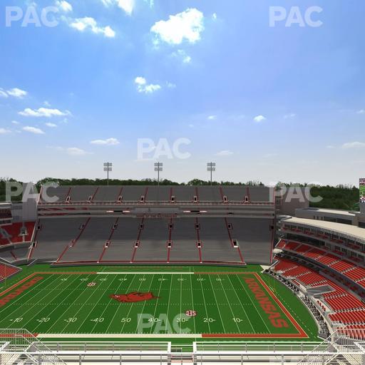 Razorback Stadium - Section 522 Seat View