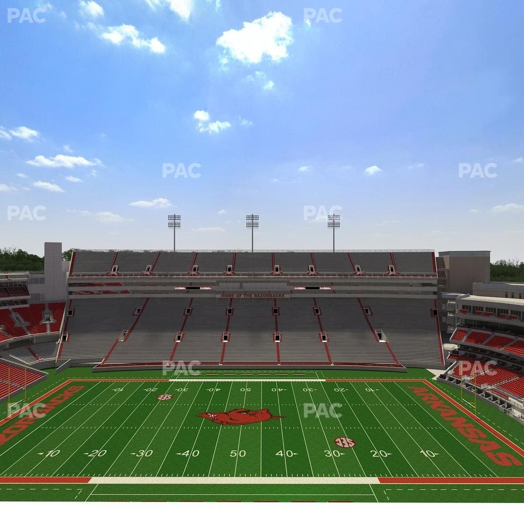 Razorback Stadium - Section 523 1 Seat View