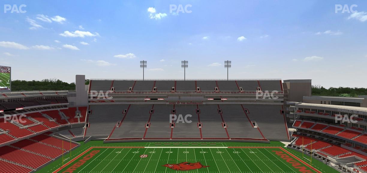 Razorback Stadium - Section 523 2 Seat View