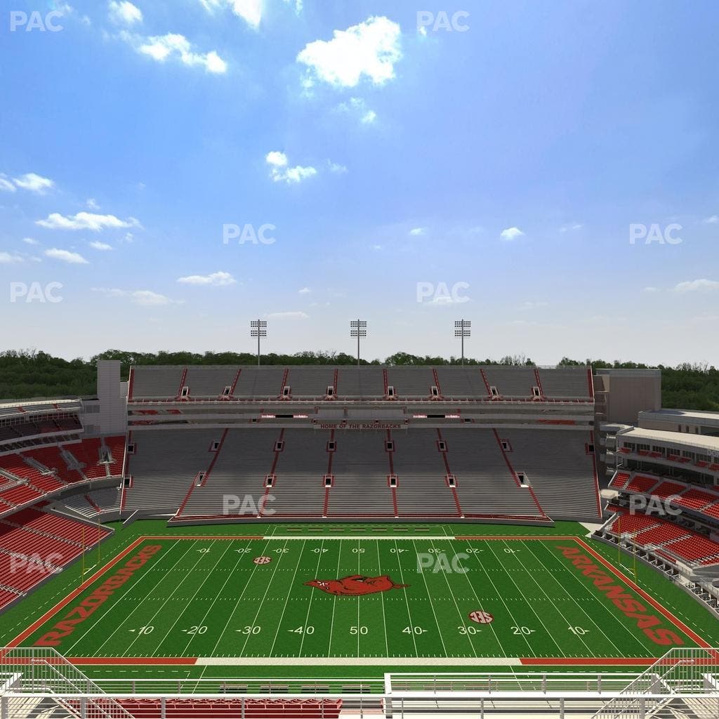 Razorback Stadium - Section 523 Seat View