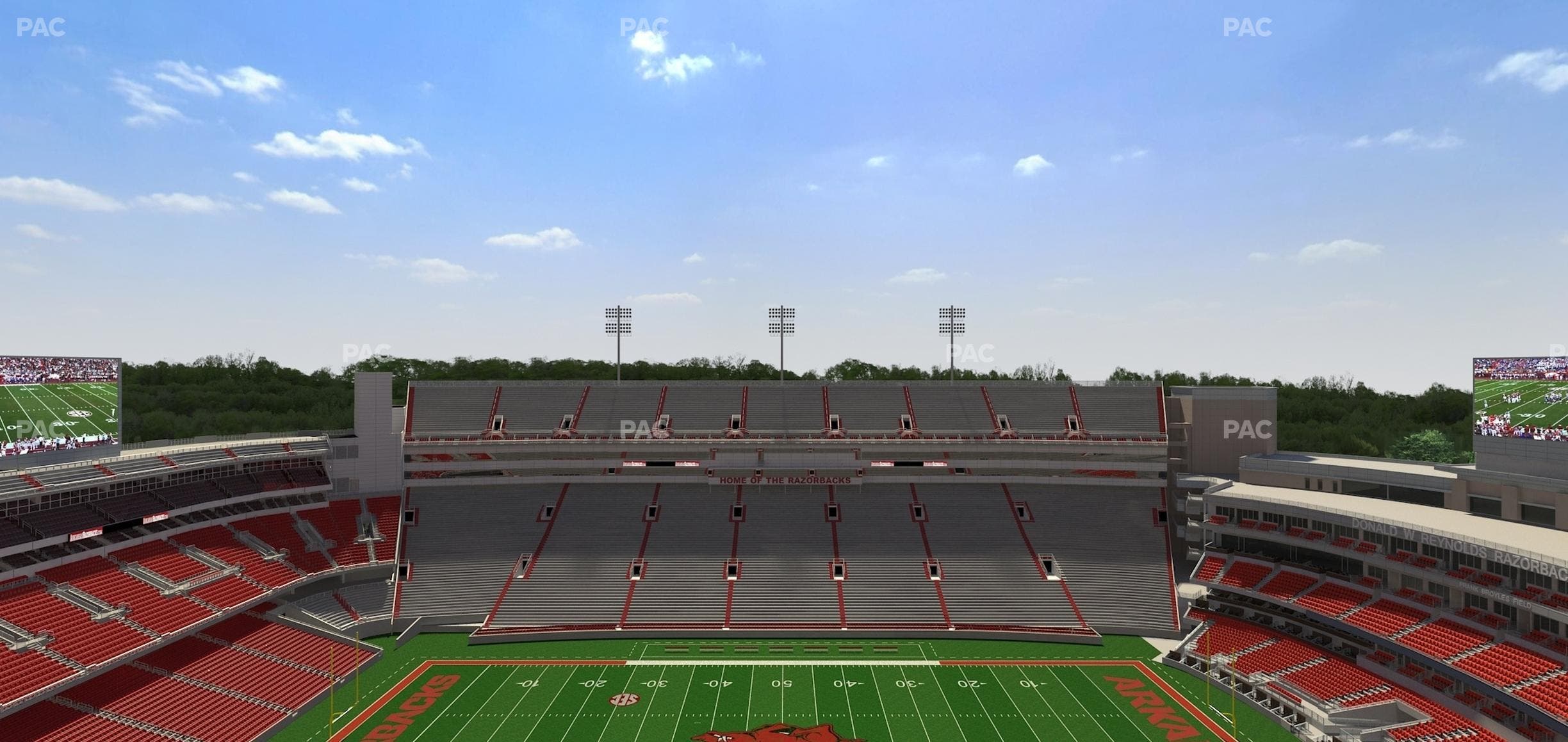 Razorback Stadium - Section 523 Seat View