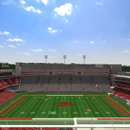Razorback Stadium - Section 523 Seat View