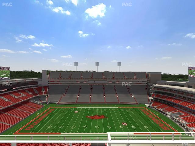 Razorback Stadium - Section 523 Seat View