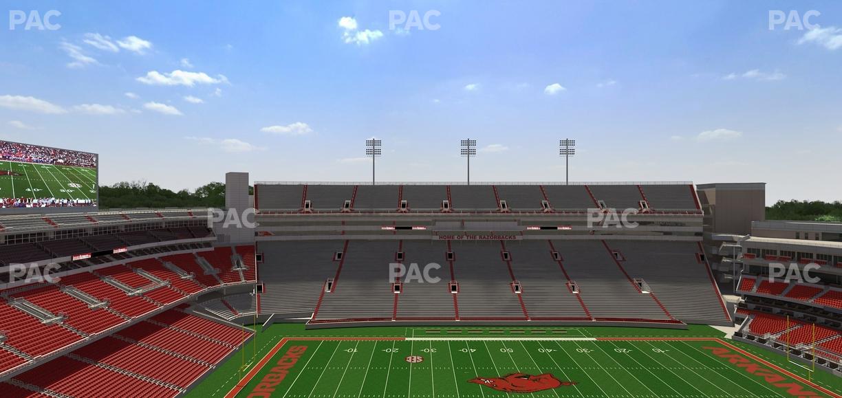 Razorback Stadium - Section 524 1 Seat View
