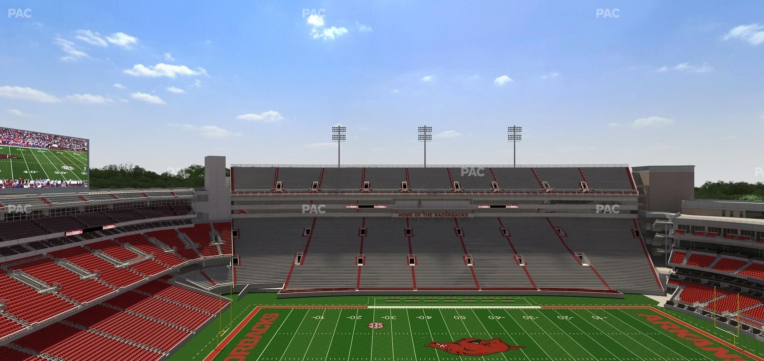 Razorback Stadium - Section 524 1 Seat View