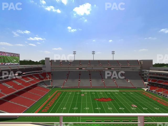 Razorback Stadium - Section 524 1 Seat View Razorback Stadium - Section 524 1 Seat View