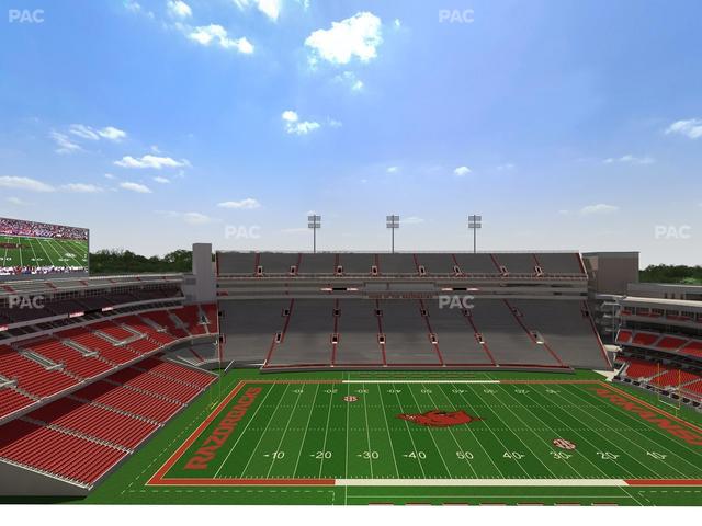 Razorback Stadium - Section 524 1 Seat View