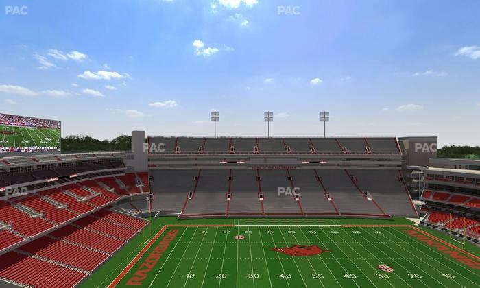 Razorback Stadium - Section 524 1 Seat View