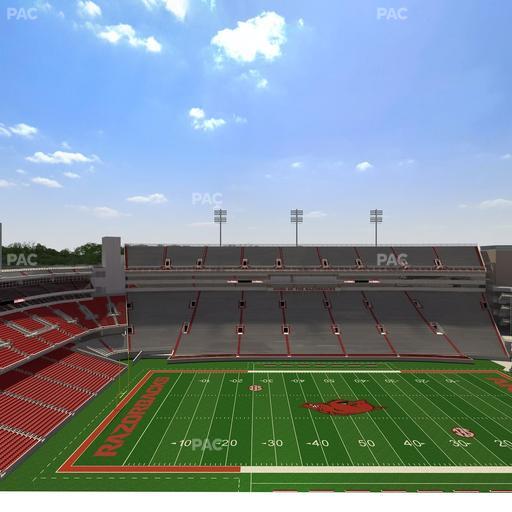 Razorback Stadium - Section 524 2 Seat View