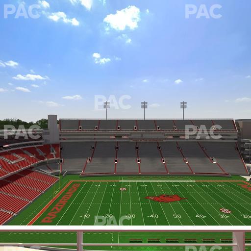 Razorback Stadium - Section 524 2 Seat View