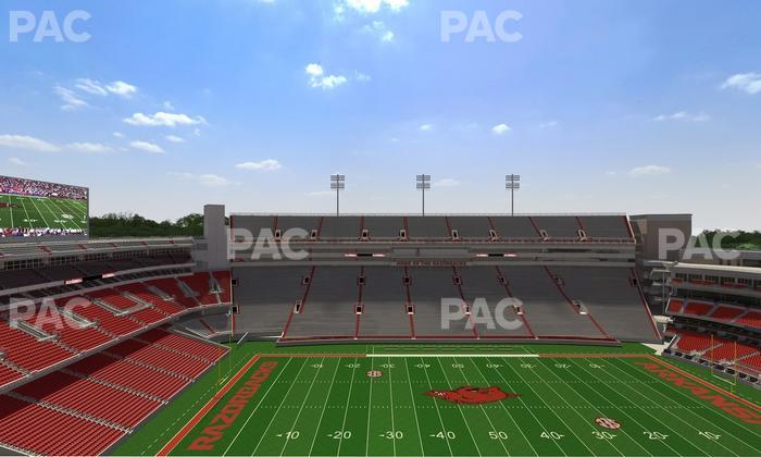 Razorback Stadium - Section 524 2 Seat View