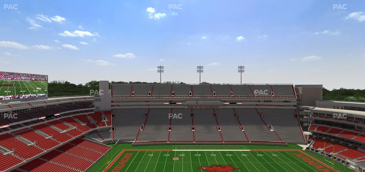 Razorback Stadium - Section 524 Seat View
